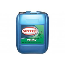 Масло Sintec TRUCK SAE 15W-40 API CI-4/SL канистра 20л/Motor oil 20l can